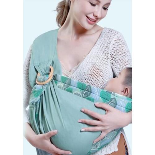 2019 Baby Wrap Carrier Newborn Sling Dual Use Infant Nursing Cover Carrier toddler Breastfeeding Cover Up to 130 lbs