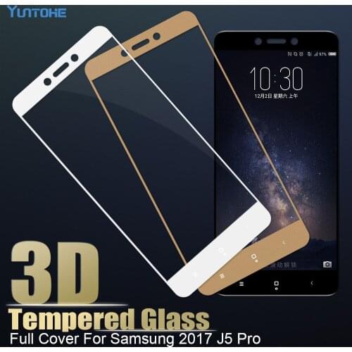 3D Screen Protector For Samsung Galaxy J5 Pro 2017 Glass Tempered Glass For Samsung Galaxy J530 For Samsung J5 2017 Glass Cover