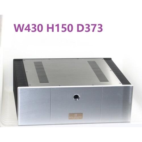 4315 Heat Dissipation Aluminum Chassis Power Amplifier Chassis Amplifier DIY Chassis Size W430 H150 D373