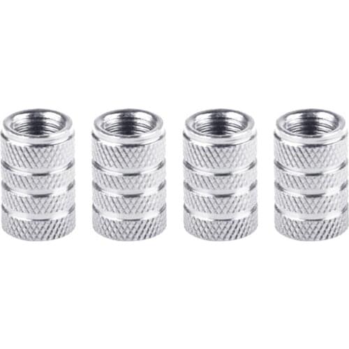 80%Hot Sale 4Pcs Aluminum Alloy Car Wheel Tyre Tire Air Pressure Valve Stem Cap Dust Cover Детали экстерьера Valve Stems & Caps