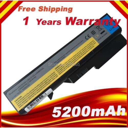 6 Cells Battery G460 For Lenovo G470 V470 L09C6Y02 L09L6Y02 L09M6Y02 L09N6Y02 L09S6Y02 LO9L6Y02 LO9S6Y02 B570E