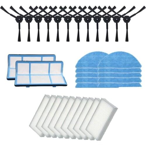 Side Brush Primary Dust filter Hepa Filter Mop pad for chuwi ilife v5 v5s V3 V3s v5 pro V50 V55 x5 robot vacuum cleaner Parts