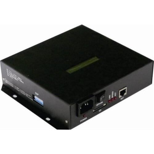 T-100K LED pixel controller;on-line/off-line(standalone sd card);SPI signal output;512pixels*8ports(4096pixels) output
