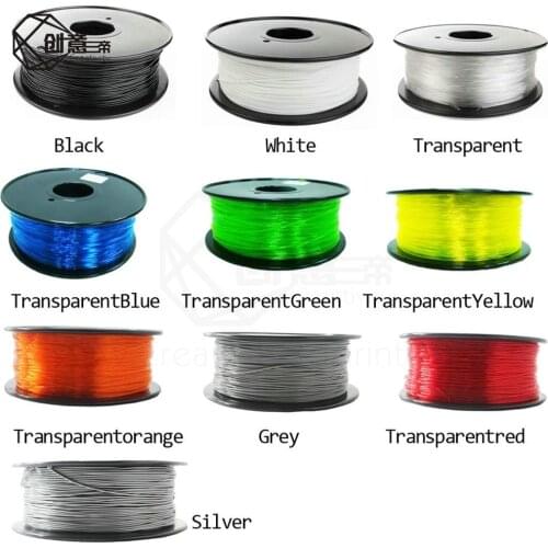 Creativity Premium 3D Printer Filament 1.75 1KG PETG PLA Carbon Fiber TPU Nylon 3D Plastic Filament