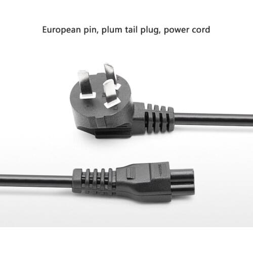 1.5M 3 Prong EU Plug Laptop PC AC Power Cord Cable For Toshiba HP Acer Asus Dell Samsung Laptop Adapter Charger Charger Wire