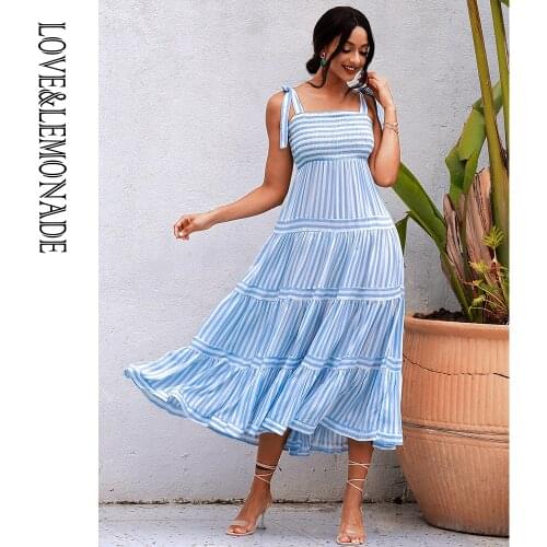 Синие летние платья LOVE&LEMONADE China At AliExpress