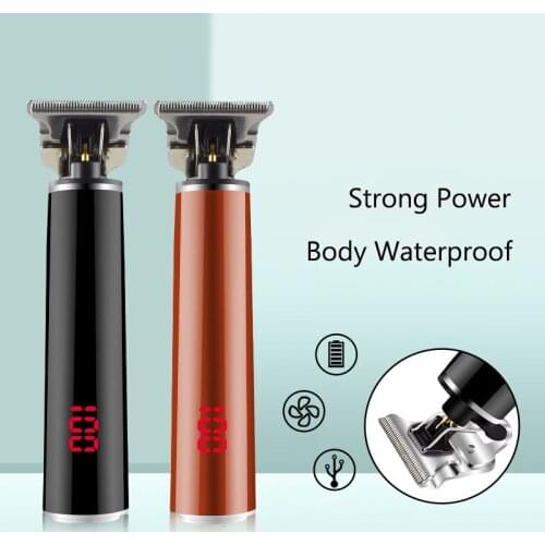 Men Professional Hair Clippers Haircut Tool Hair Clippers Barber Electric Cordless Shaver Finishing Beard Shaving Machine