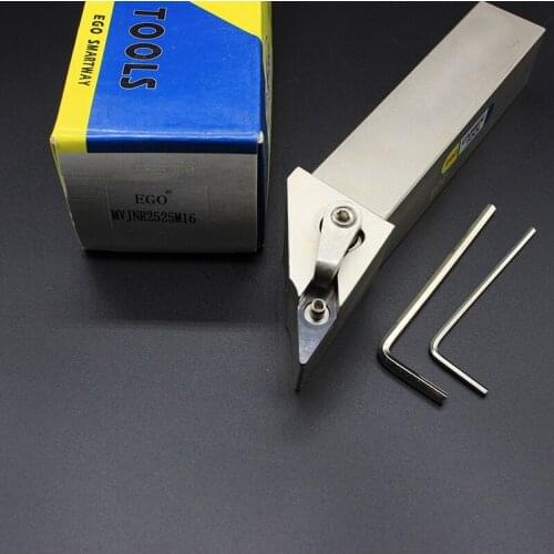 MVJNR2525M16 shoulder Tool bar cutter for CNC lathes Carbide blade holder tool cutting bar lathe tool Tool bar cutter