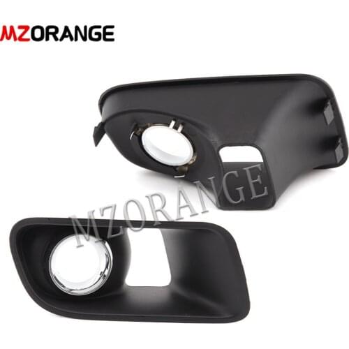 For Dodge Charger SRT-8 2012-15 Fog Light Chrome Bezel headlights cover hole foglights Replacement Front frame car accessories