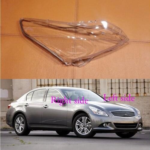 For Infiniti G25 2010 2011 2012 - 2014 2015 Headlight Shell Lamp Shade Transparent Cover Headlight Glass Headlamp Cover