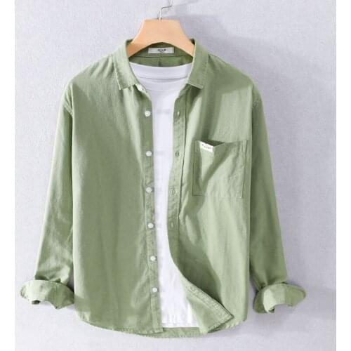 100% Cotton new Suehaiwes brand Italy solid shirt for men casual trendy comfortable shirts men tops clothes camisa chemise