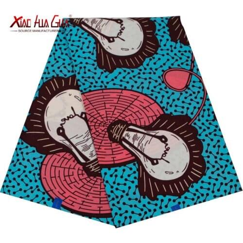 Wholesale Price African Fabric Batik Printing Cotton 100% Kids Couples Sewing New Year Party Dresses 6 Yards 40FS1278