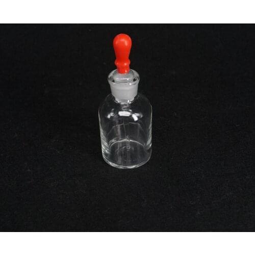 60ML Clear Glass Dropping Bottle Pipette With Ground Stopper and Dropper