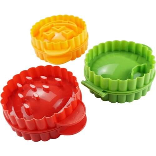 Plastic Mini Pie Maker Pumpkin/Strawberry/Apple Shaped Pocket Pie Mold Pies Crust Mould Press Dough Press Pastry Tools 731