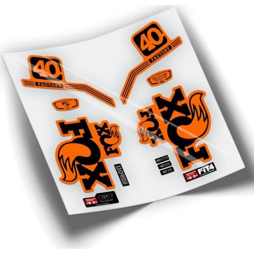 Complete KIT of compatible stickers for FOX 40 PRO ISSUE SERIES bike fork WP237 cycling accessories