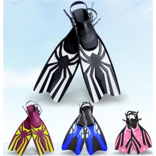 Professional Rubber Diving Fins Adjustable Swimming Training Fins High-Grade Flippers