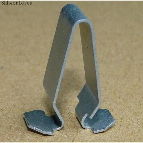 Shhworldsea 100pcs Trunk Lid Trim Panel Fastener Retainer Metal Clip For VW