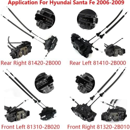 Power Door Lock Actuator For Hyundai Santa Fe 2006-2009 Front Rear Left Right 81410-2B000 81420-2B000 81310-2B020 81420-2B000