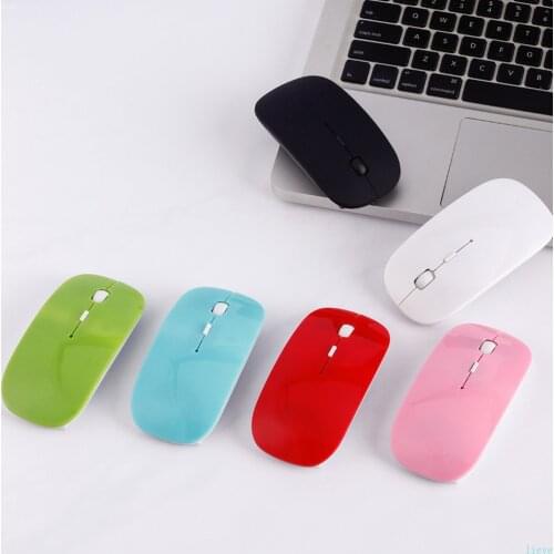 2.4Ghz Wireless Mous 1600DPI Ultra-thin Ergonomic Portable Optical Wireless mouse for computer Gaming computer mini officMouse