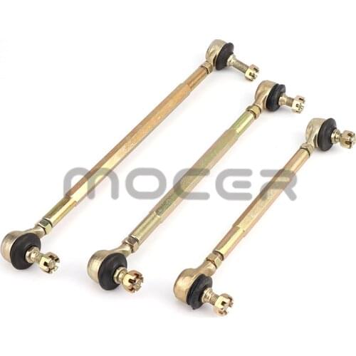 1 Pair 200mm 210mm 220mm 230mm 240mm 250mm 260mm M10 ATV Tie Rods Kits Fit Ball Joint for China Chinese ATV Quad Bike Parts