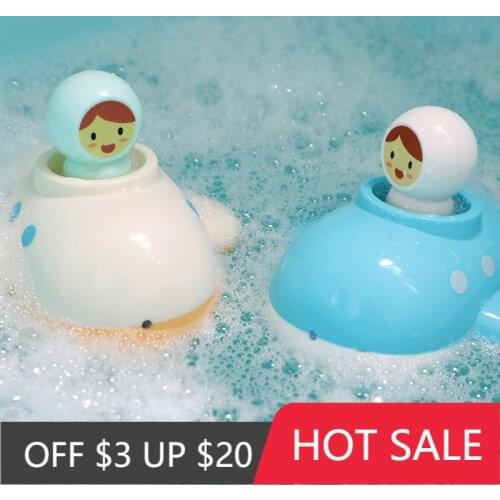 1Pcs Fashion Hot Child Baby Bathing Bath Water Spray Toys Funny Swimming Plane Wind Up Toy for Kids Best Gifts