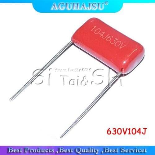 10PCS 630V104J Pitch 15mm 0.1UF 100nf 630V 104 CBB Polypropylene film capacitor