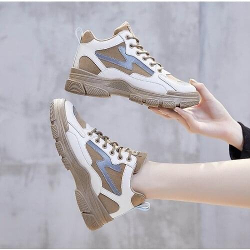 2020 Spring Classic Women Short Boots Thick Bottom Fashion Shoes Women New Outdoor Trendy Women Casual Sneakers All-match