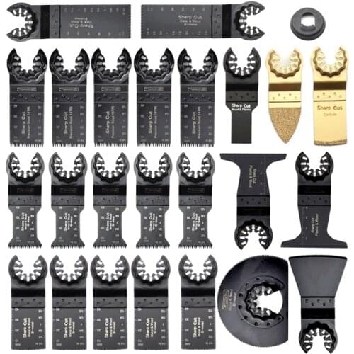 30% Off HCS/Japan-tooth/Bi-metal Starlock Plunge Oscillating Tool Multi-function Tool Saw Blades Renovator Trimmer Scraper Blade