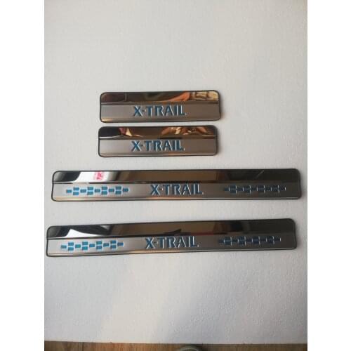 Car styling Door Sill Scuff Plate Trim Protector For Nissan X-Trail X trail Rogue T32 2014 2015 2016