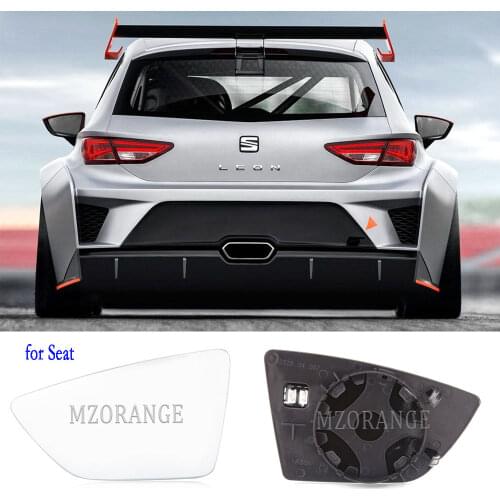 Side mirror glass heated rearview mirror glass for SEAT LEON 2013-2019 heating door wing mirror glass Car-styling New Mirror