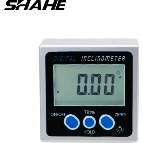 SHAHE Digital Angle Gauge 360 Degree Mini Electronic Digital Protractor Inclinometer