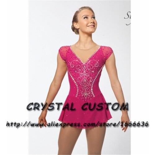Custom Ice Skating Dresses Graceful New Brand Figure Skating Dresses For Competition DR4271