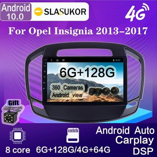 9“ Android 10 For Opel Insignia 2013-2017 Car Radio Multimedia Video Player Auto Stereo Navigation DSP CarPlay GPS 2 din No DVD