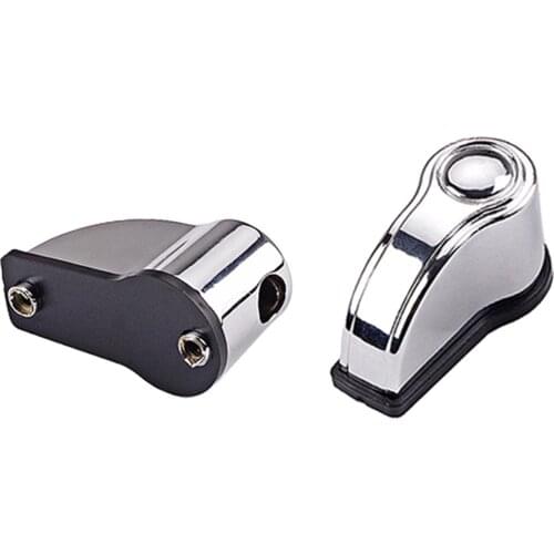 Set of 2pcs Metal Snare Drum Lug Claw Hooks Drum Parts Single Ended, Silver