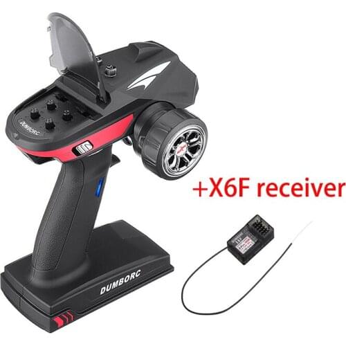 DumboRC X6A/X6B/X6/X5/X4 2.4G 6CH Transmitter Radio System with X6F/X6FG Receiver For RC Car Boat Tank For Traxxas HSP 1/8 1/10