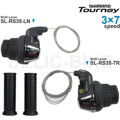 SHIMANO Tourney 3x6/7 Speed Shifters SL-RS35 REVOSHIFT Shift Lever 3×6s 3×7s 6v 7v 18 21 Speed Original parts