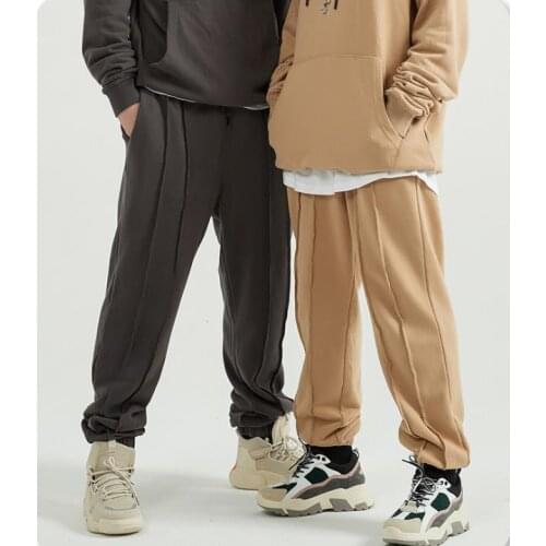 Fashion Sweatpants Mens Spring Casual Pants Loose Tide Mens Elastic Waist Long Trousers Autumn Men Male Bottoms Plus Size XXXL