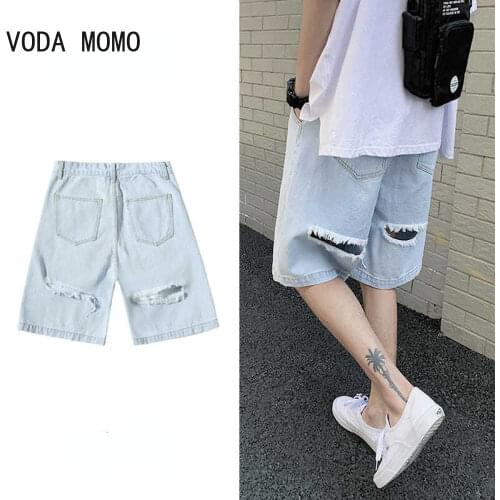 Мужские короткие джинсы VODA MOMO China At AliExpress