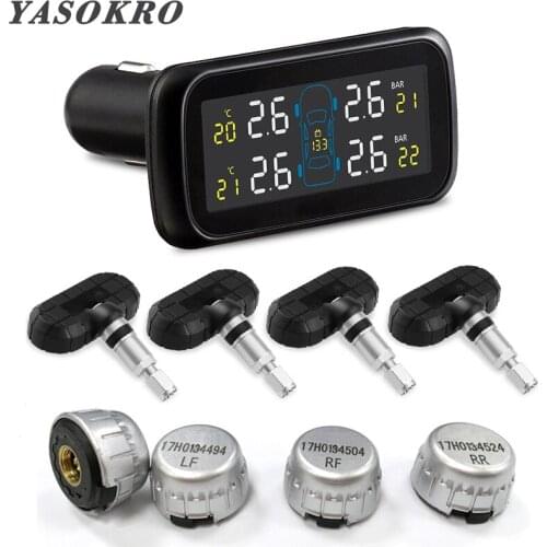YASOKRO YSR903 Car TPMS Tire Pressure Monitoring System 4 External Wireless TPMS Sensor Tire Pressure Monitoring Diagnostic Tool