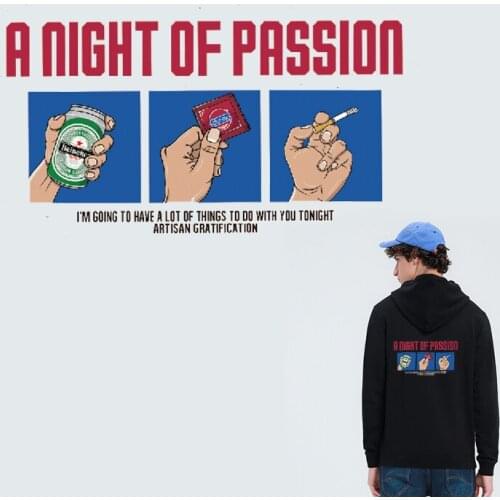 Funny Creative Patches For Clothes Iron On Transfers For Clothes Heat Transfer Vinyl Sticker Applique On Clothes Washable DIY