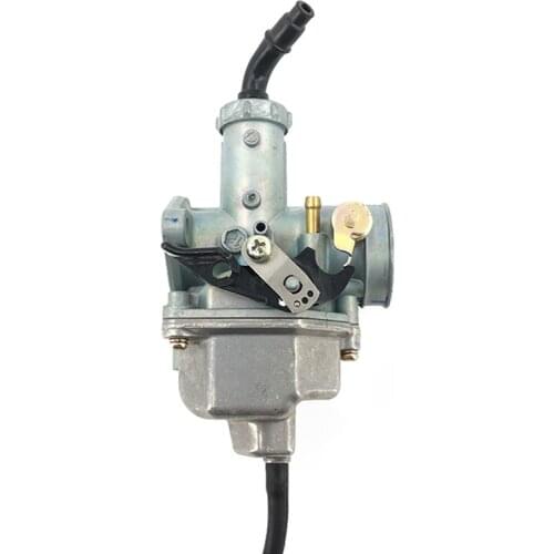 Motorcycle Plunger Carburetor Manual /Line Pull Choke 125CC 150CC Carburetor Replacement Part Fits CG150C, CPZ26, CG125