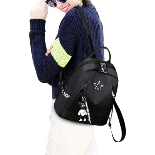 Womens Ladies Backpack Oxford Cloth Rucksack School Travel Shoulder Bag Satchel
