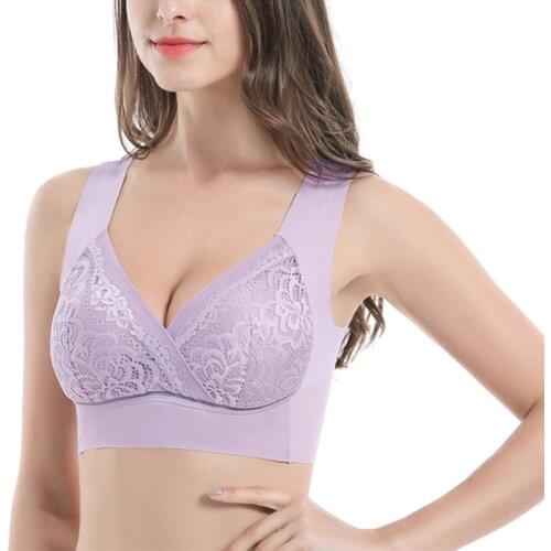 Plus Size Top Women Zipper Sports Bra Underwear Shockproof Push Up Gym Fitness Athletic Running Yoga Bh Sport Bra Top