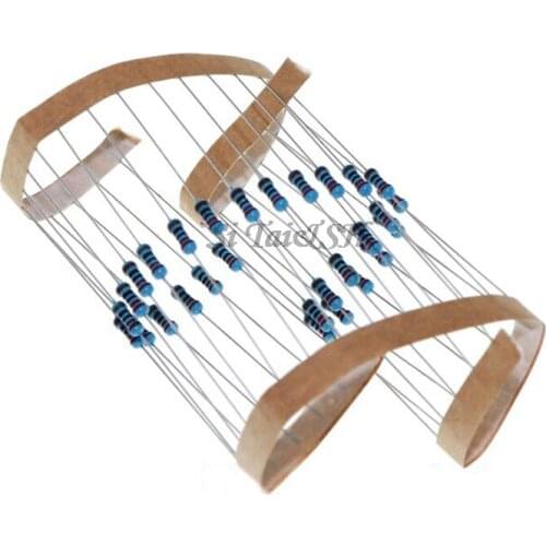 100pcs 560 ohms 1/4W 560R Metal Film Resistor 560ohm 0.25W 1% ROHS