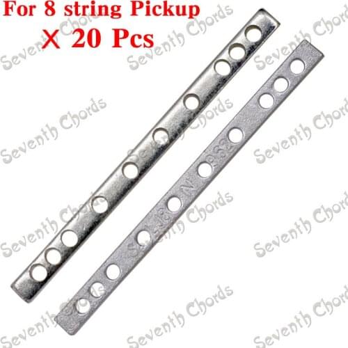 20 Pcs 8 String Electric Guitar Humbucker Pickup Metal Spacers / Pole Spacing 67mm and 73mm for choose