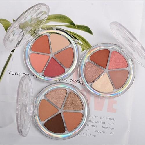 5Color Petal Eyeshadow Pallete Private Label Cosmetics Makeup Custom Logo Shimmer Blush Matte Pearl Eye Shadow Palette Wholesale