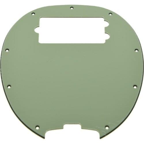KAISH Bass Pickguard MusicMan Stingray MM4 Scratch plate for Music Man MM2 4 String Guitar Parts Mint Green