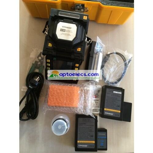 DHL Free Shipping High-tech COMWAY C10 Single Fiber Optical Fusion Splicer