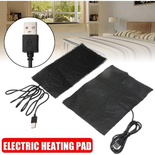 2 Sizes 5V Carbon Fiber Electric Cloth Heating Pad Hand Warmer USB Heating Film Electric Winter Infrared Fever Heat Mat