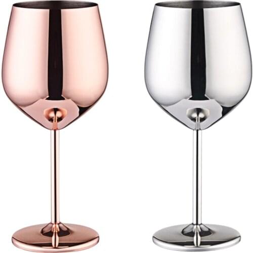 Classical Wine Glasses Stainless Steel 188 Wineglass Bar Wine Glass Champagne Cocktail Drinking Cup Charms Party Supplies Way